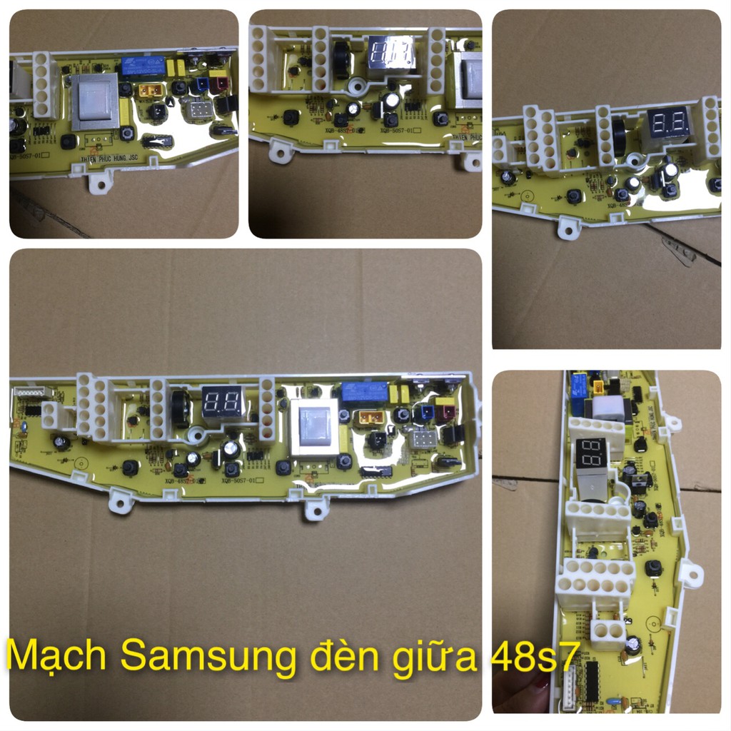 Bo mạch máy giặt samsung 48s7 -01 - loại đèn giữa