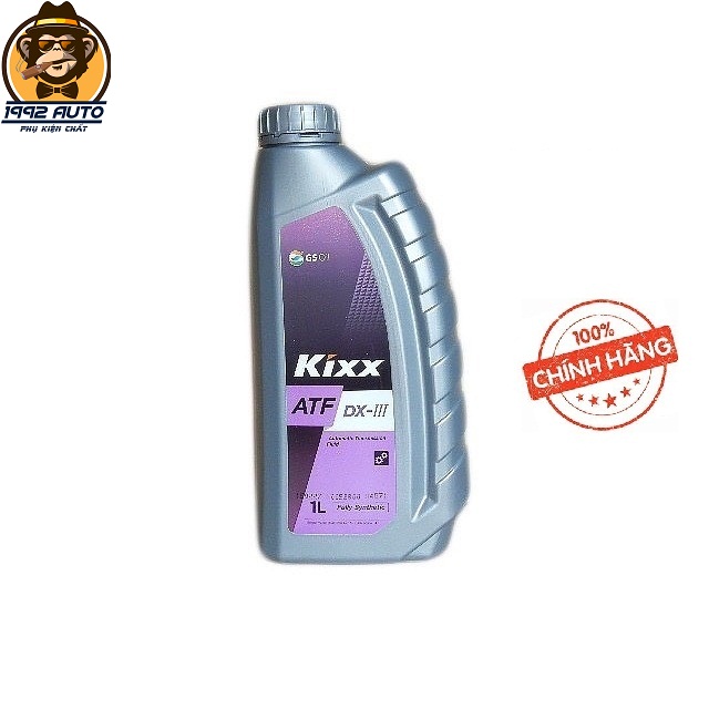 Dầu hộp số tự động kixx atf dx iii 1 lít - hàng chính hãng