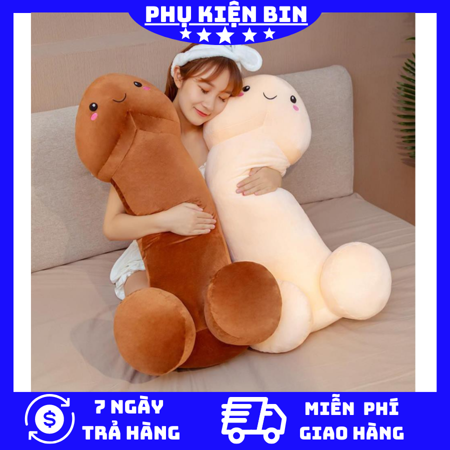 Gấu bông hình ciu 1m2 gối ôm con ciu dài gối bông con ciu gối ngủ cao cấp