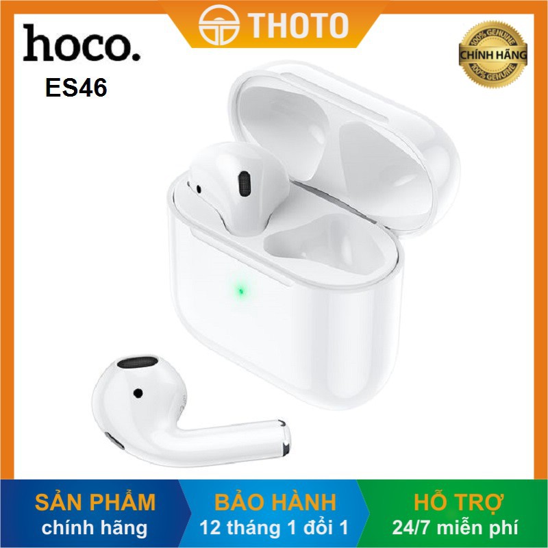 Tai nghe không dây bluetooth v5.0 hoco es46 có cảm ứng định vị đổi tên cam kết hàng đúng mô tả chất lượng đảm bảo an toàn đến sức khỏe người sử dụng