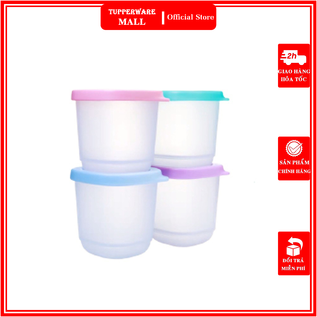 Bộ bqtp tupperware cubix mini square 210ml