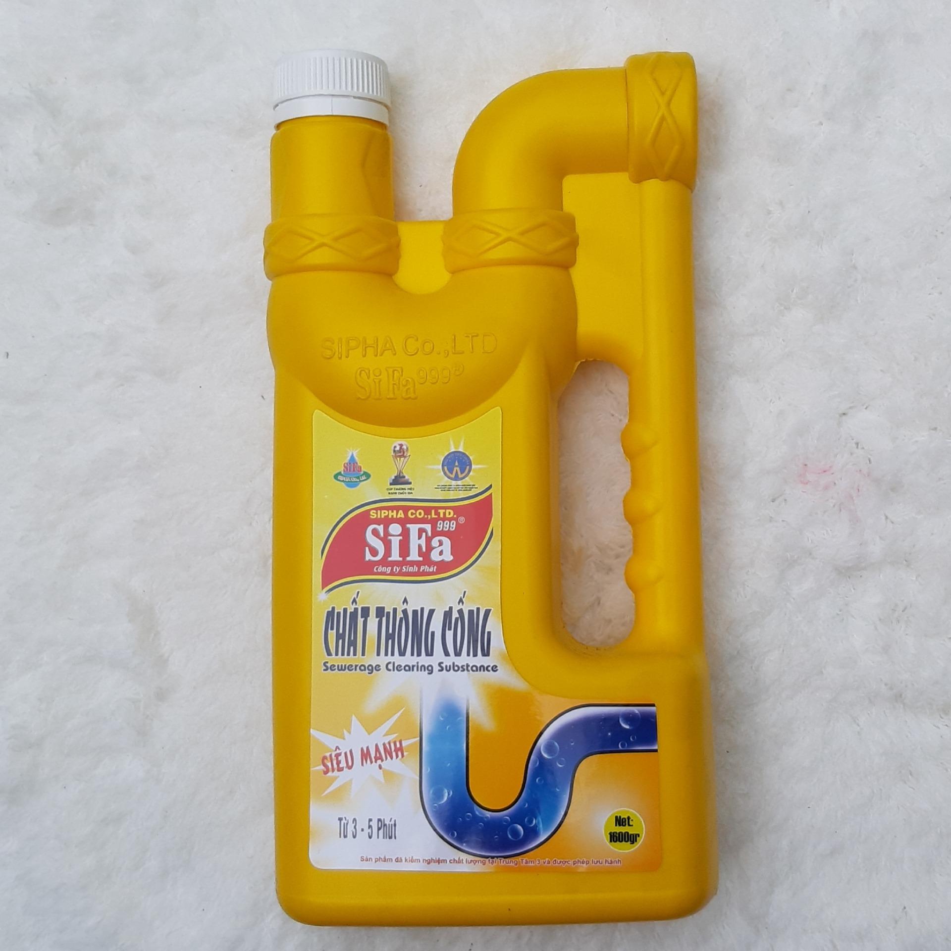Chất thông tắc cống chống hôi Siêu mạnh 5 phút 1600g Sifa – Thái