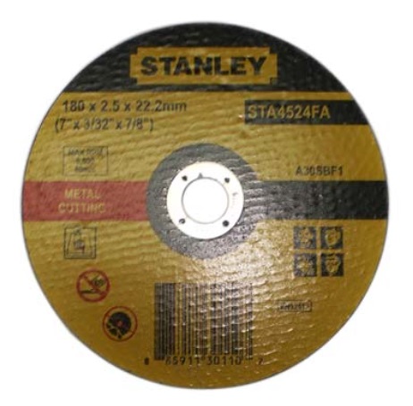 180 x 2.5 x 22 đá cắt sắt stanley sta4524fa stanley sta4524fa