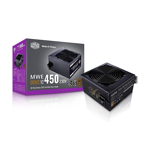 Nguồn máy tính Cooler Master MWE Bronze 450W V2 230V - 450W - 80 Plus Bronze