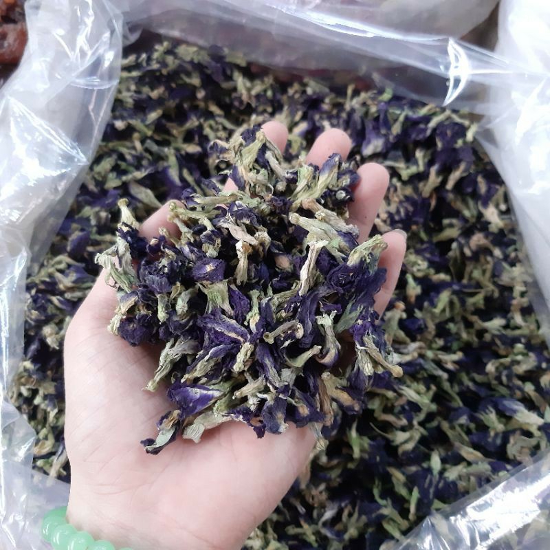 100gram hoa đậu biếc khô nguyên chất an toàn 100% không chất bảo quản