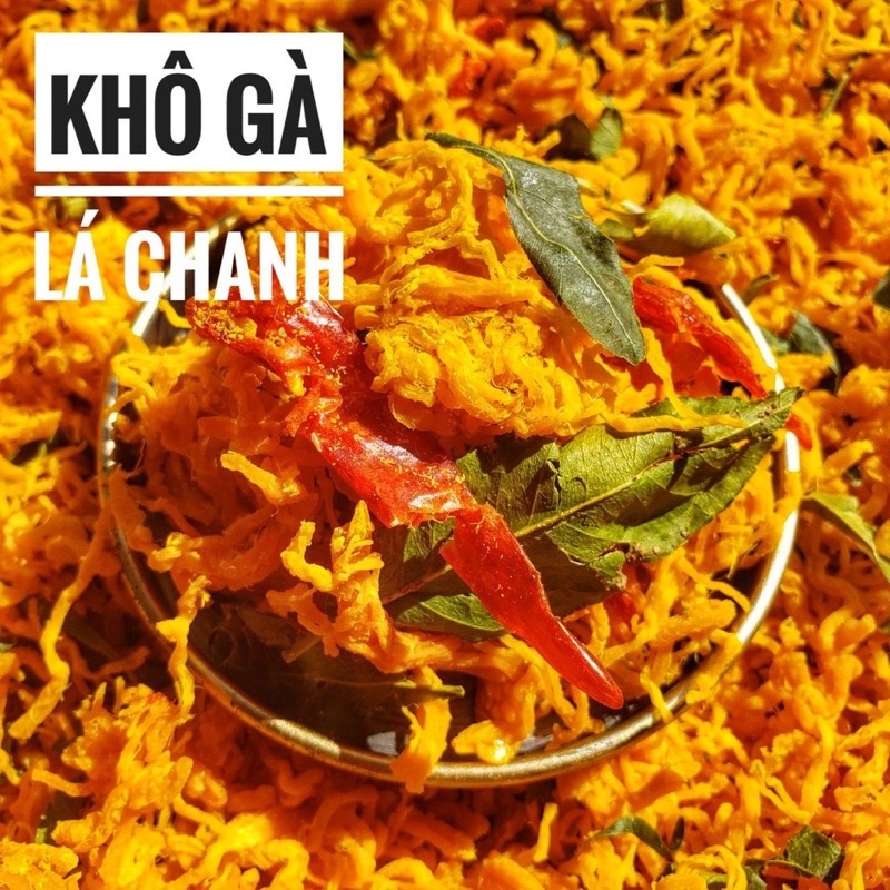 Khô gà lá chanh loại 1 , 100% thịt gà