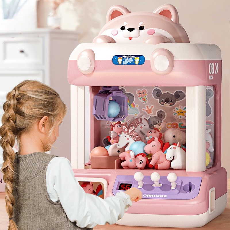 Đồ Chơi Trẻ Em Máy Gắp Thú Bông Mini Kích Thước Lớn, Có Nhạc Có Đèn - Đồ Chơi Thông Minh Cho Trẻ