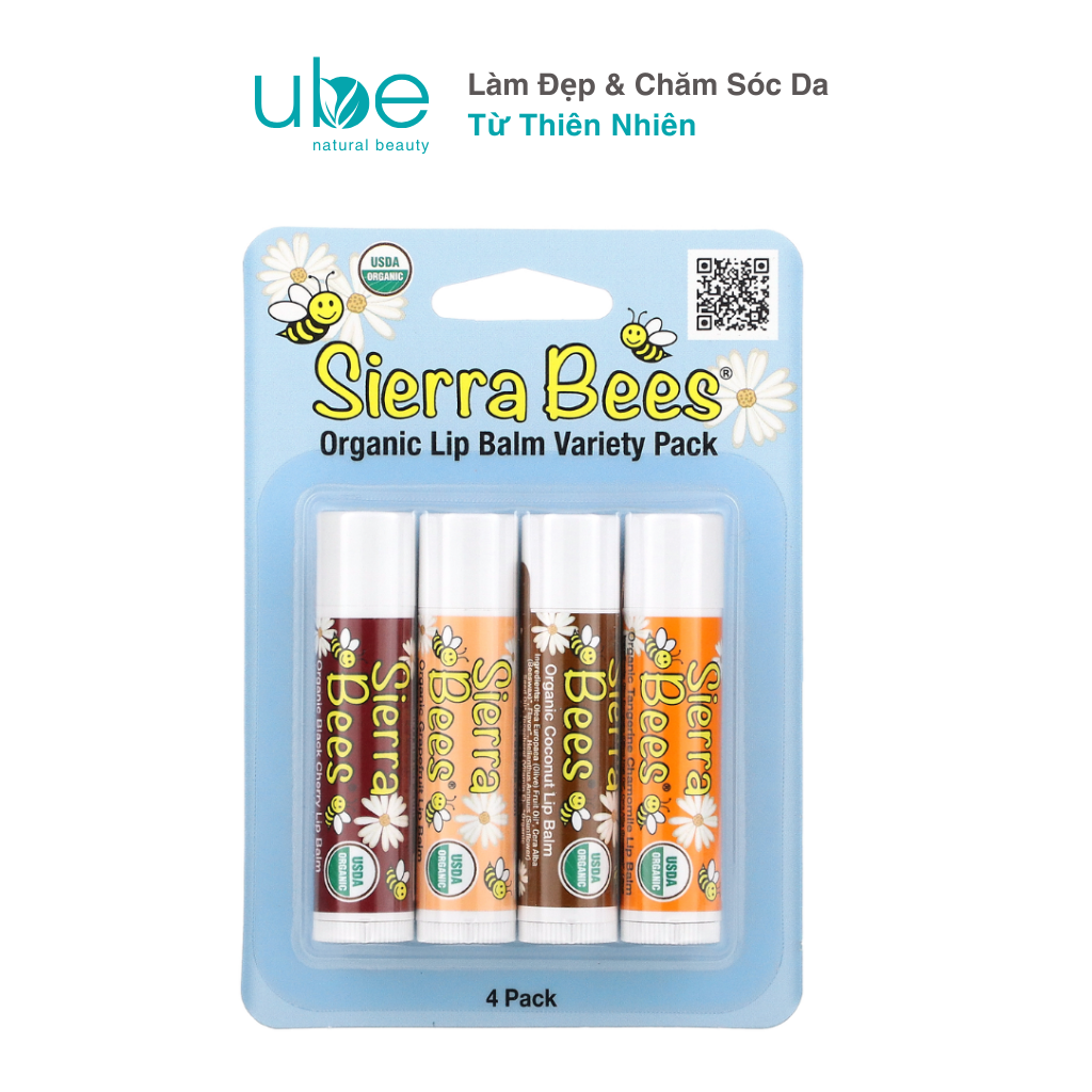 Son dưỡng môi hữu cơ Sierra Bees Organic Lip Balm