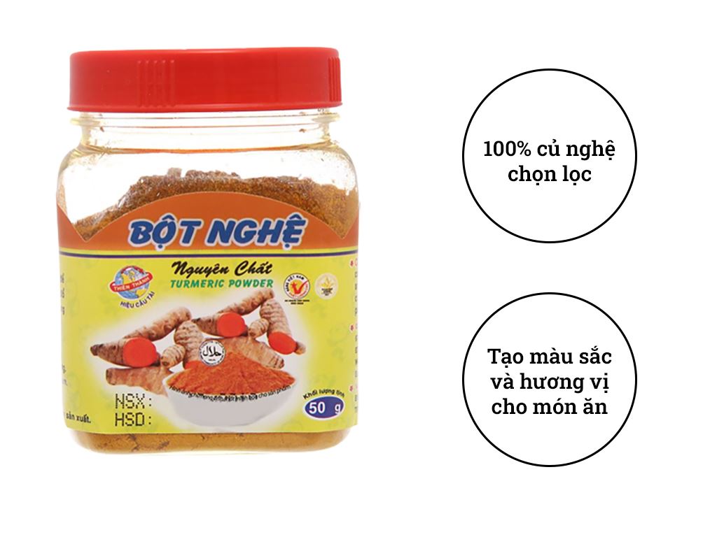 Bột nghệ nguyên chất Thiên Thành 50g