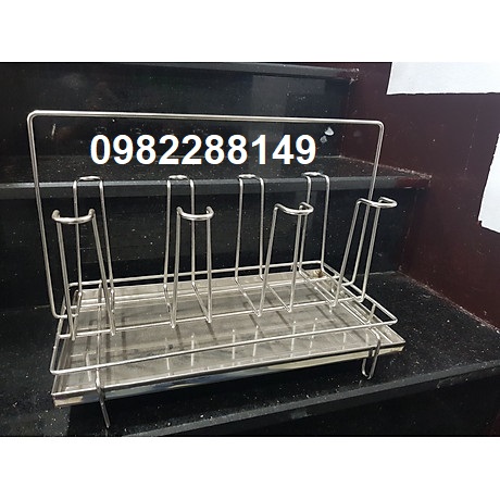 Kệ / giá úp ly inox cao cấp -