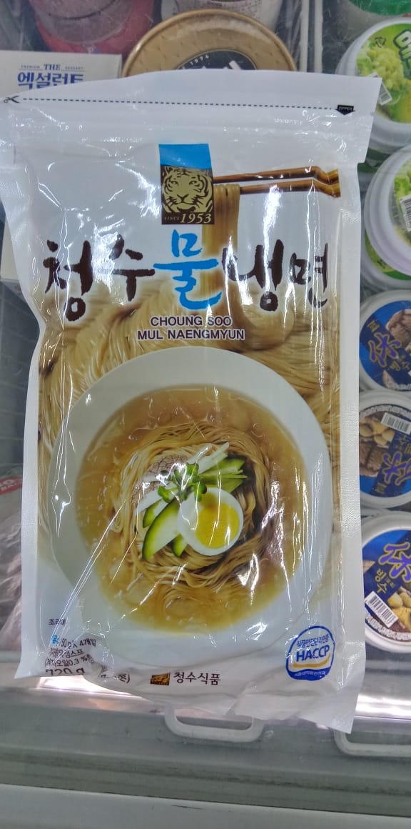 Mì lạnh có kèm nước dùng choungsoo 720g - 물냉면