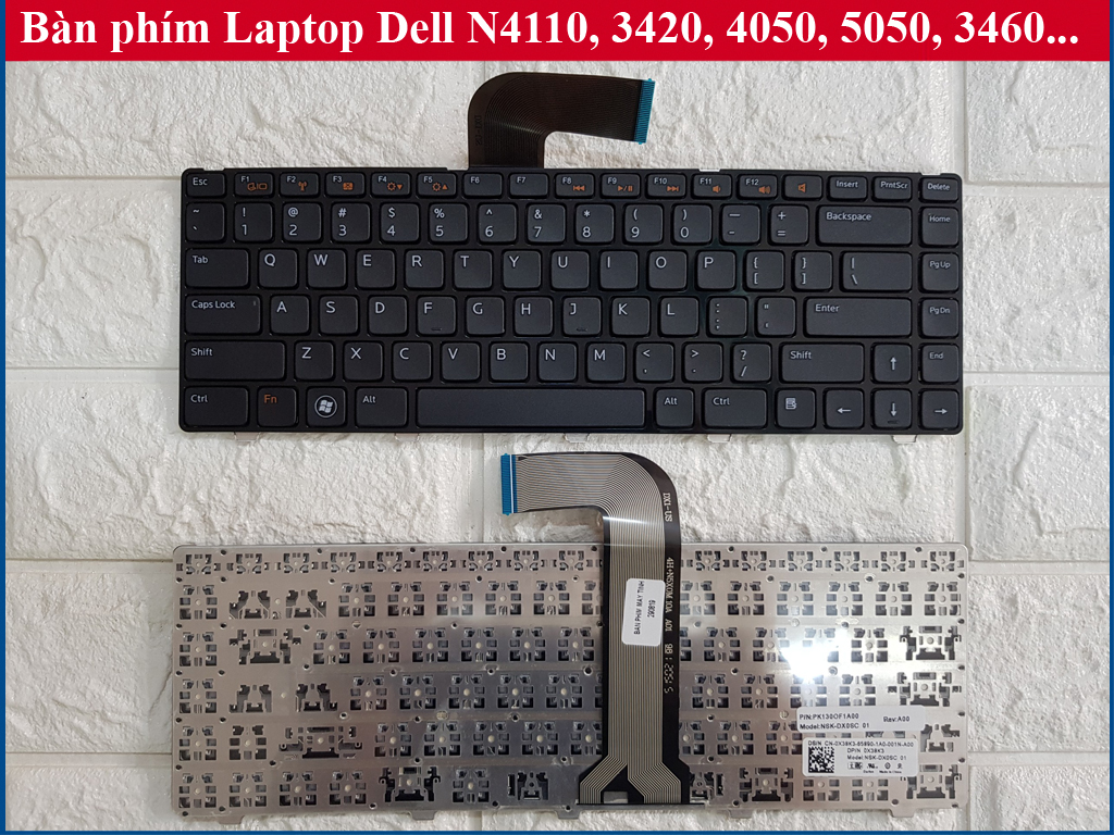Bàn phím laptop dell n4110/ 3420/ 4050/ 5520/ 5050/ 3460