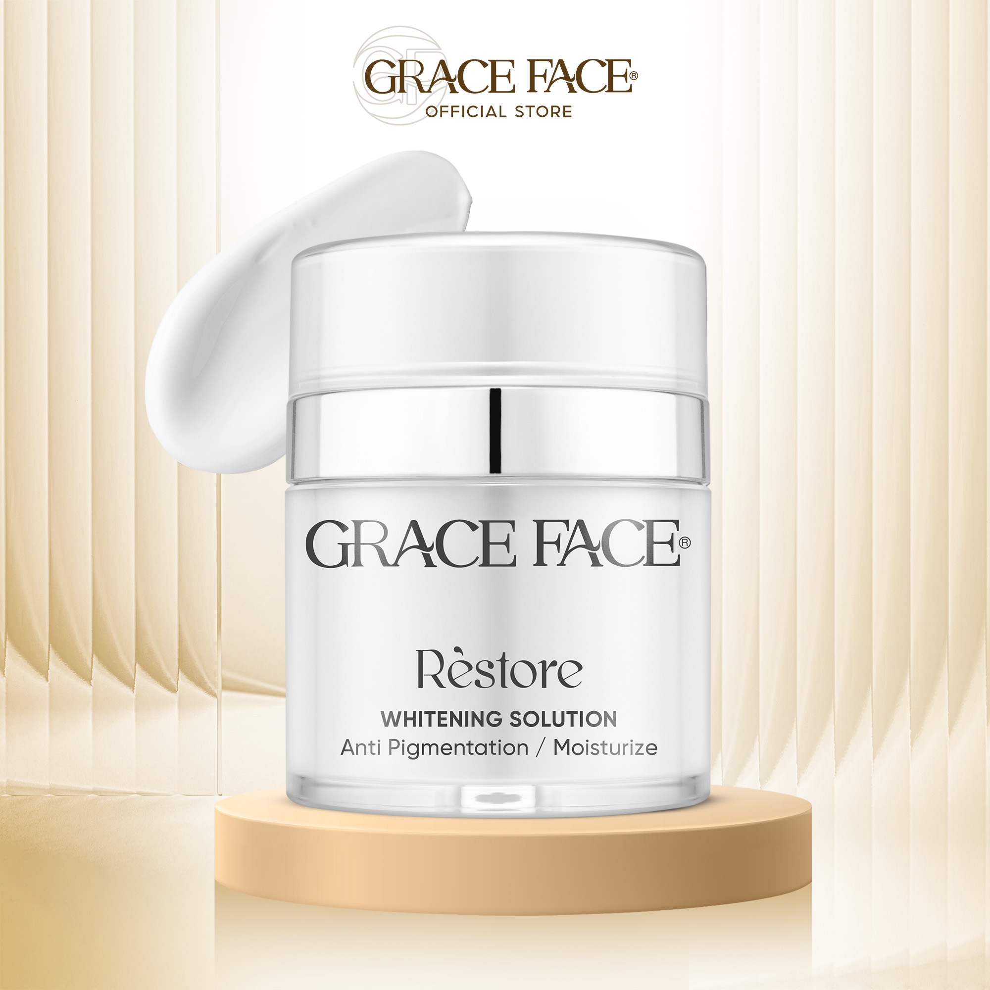 Kem dưỡng trắng phục hồi da Grace Face Big Boom Whitening Solution 30ml