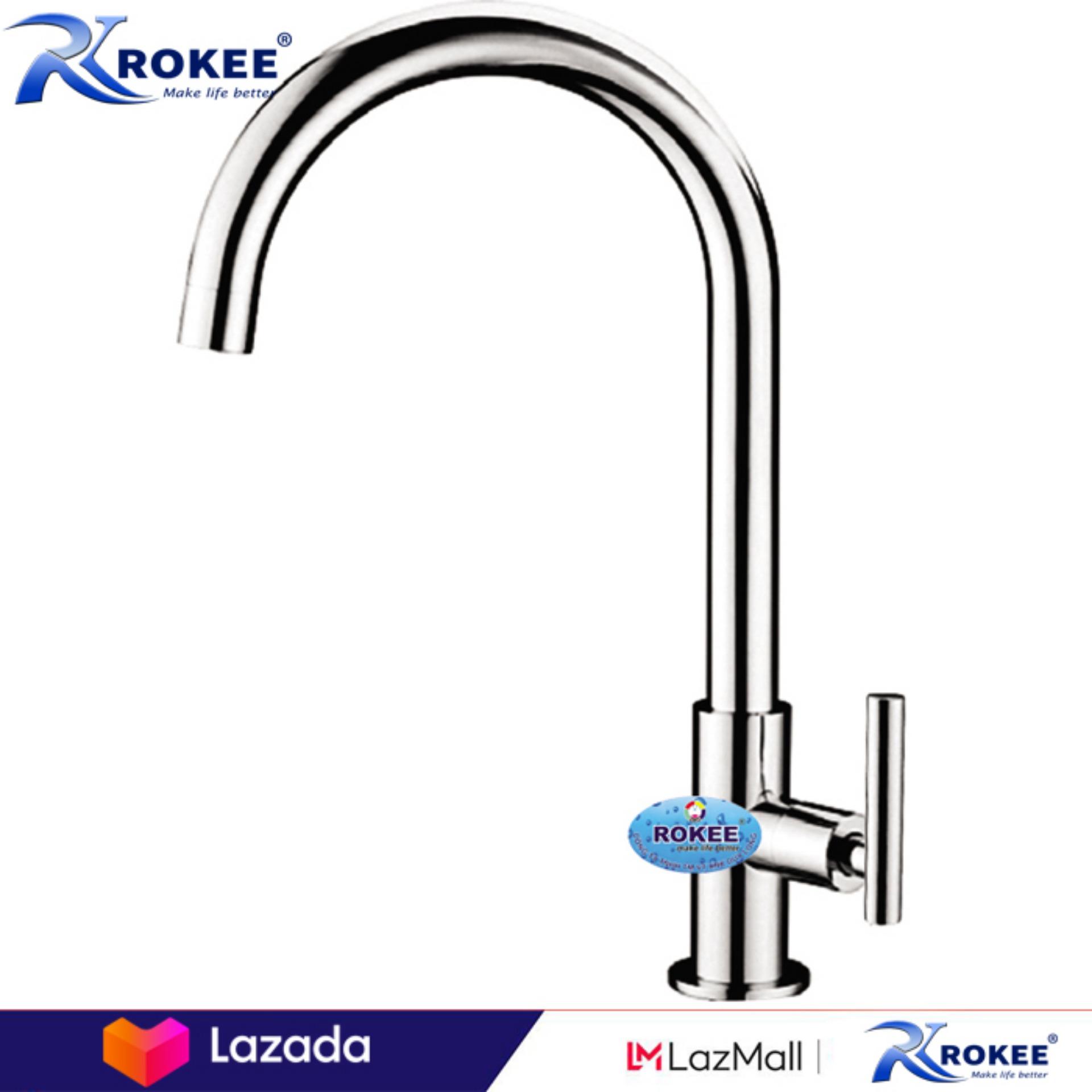 Vòi chậu rửa chén lạnh rokee - dl195t