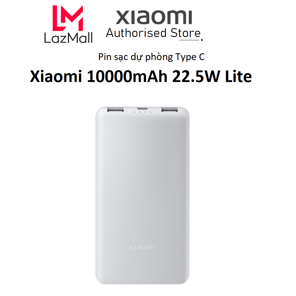 Pin sạc dự phòng Xiaomi 10000mah 22.5W Type-C Lite BHR9357TH Bản quốc tế - Hàng chính hãng