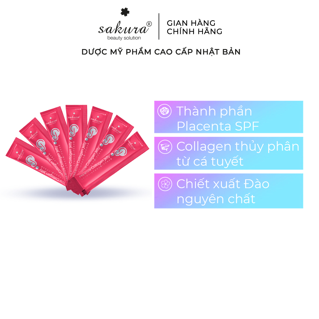 Combo 7 ngày trải nghiệm sản phẩm Thạch Collagen Dưỡng Nhan Premium Collagen Jelly
