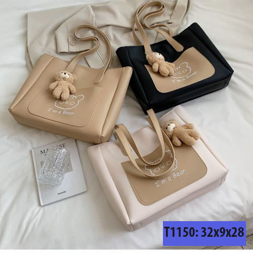 Túi xách tote da công sở nữ đeo vai đi làm đi chơi bản to rẻ đẹp phong cách hàn quốc T1150