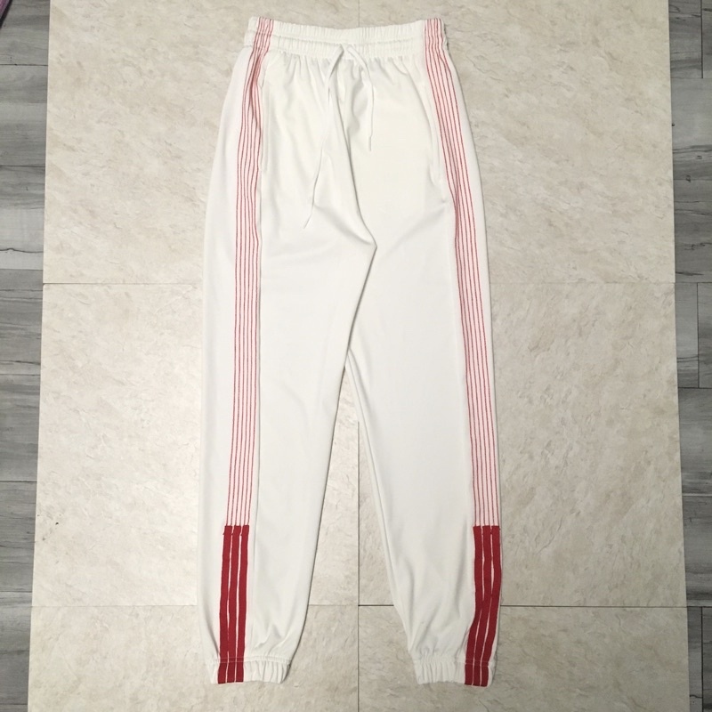 Quần thể thao tập gym yoga nữ - Quần jogger chạy sọc chỉ siêu xinh