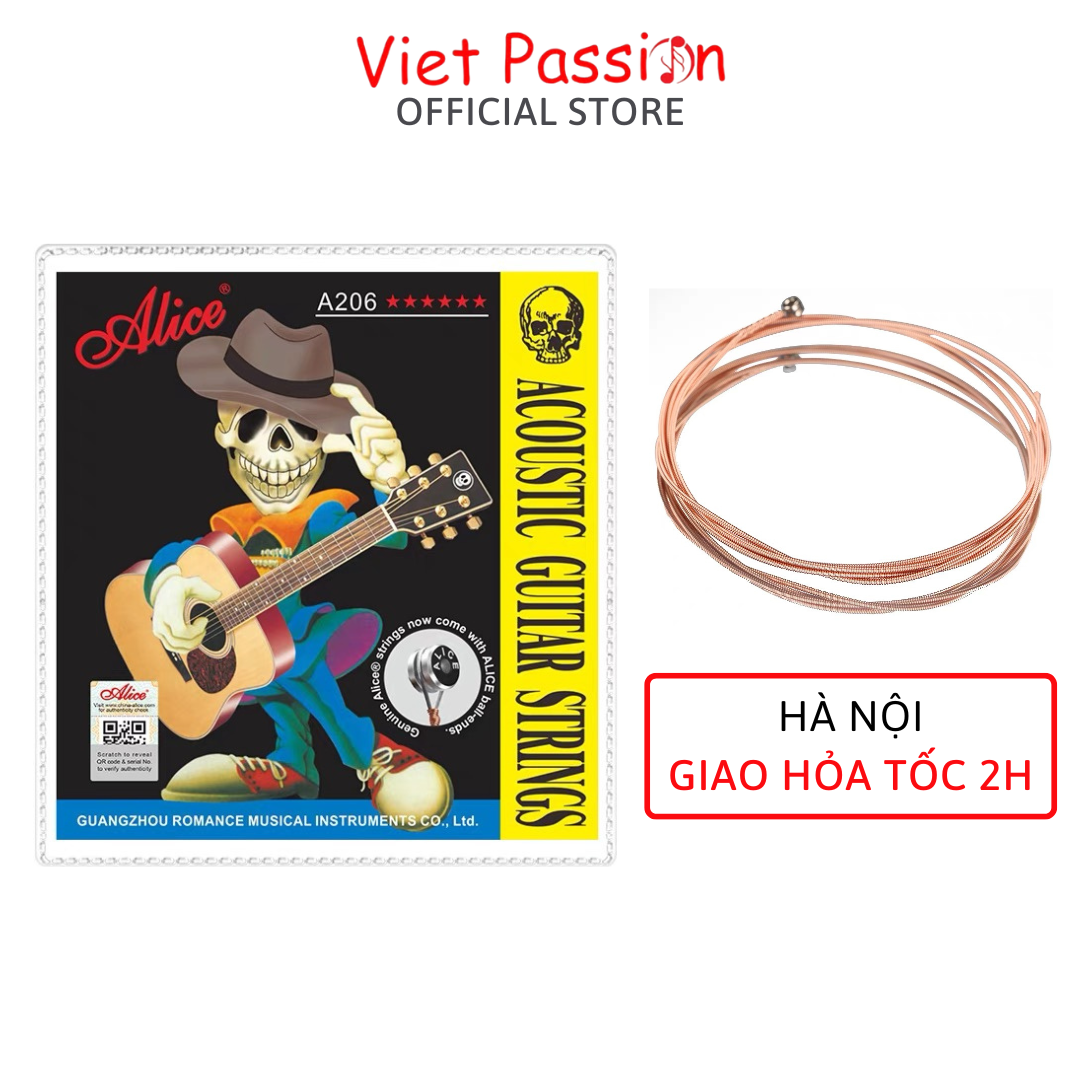 Dây đàn guitar acoustic Alice A206 chính hãng Viet Passion