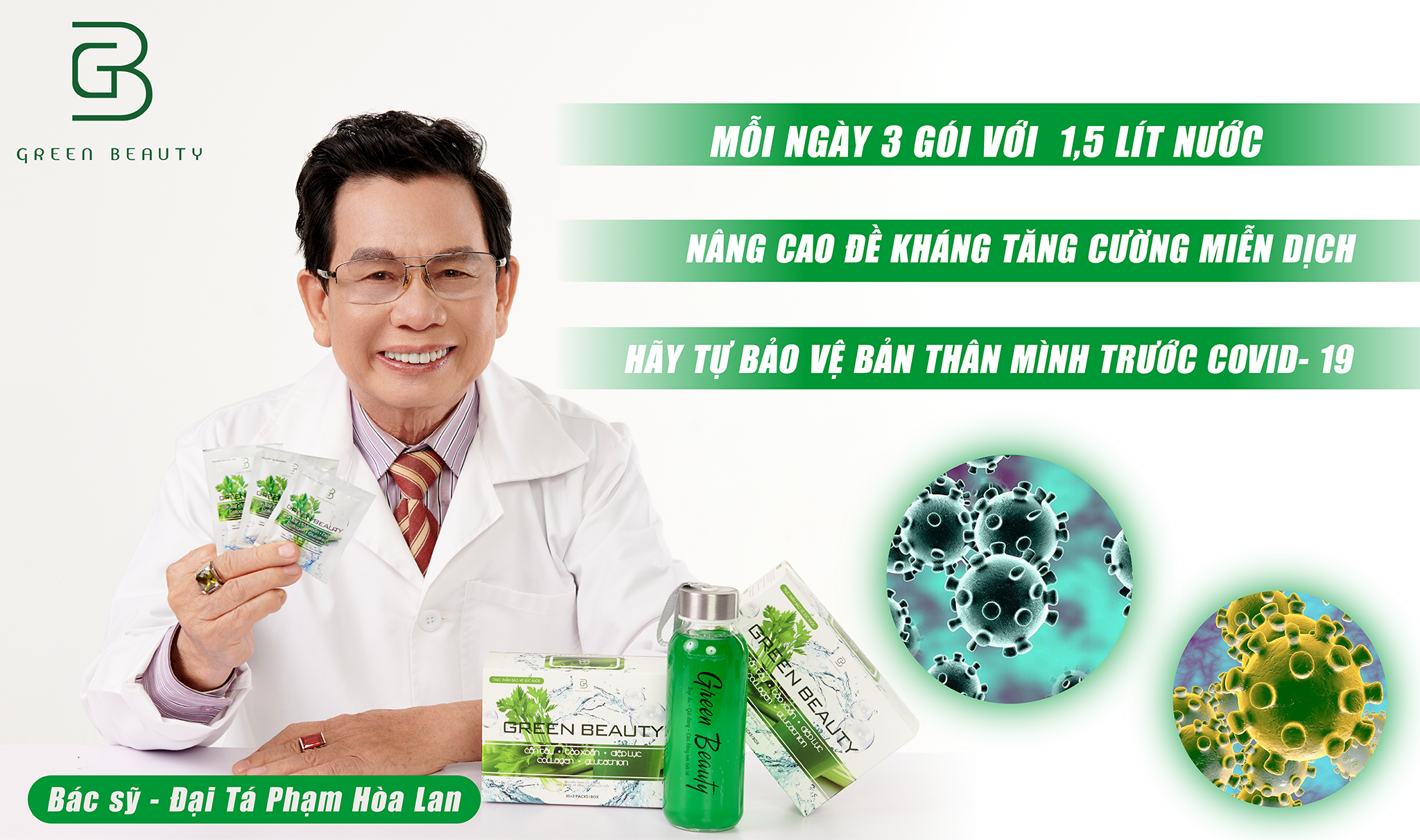 hàng chuẩn - 1 HỘP CẦN TÂY GREN BEAUTY đầy đủ tem mác