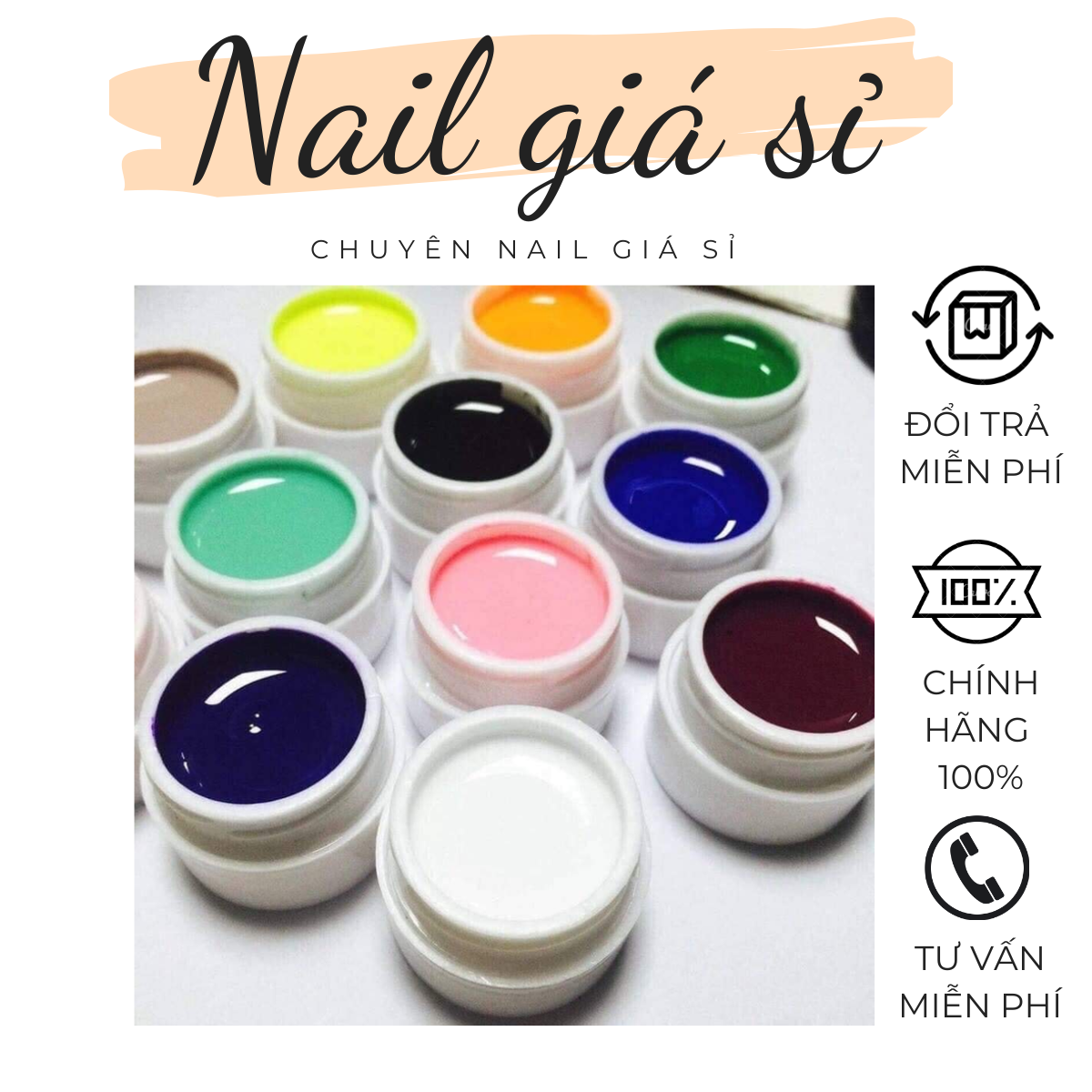 Set gel vẽ chuyên dụng 12 hũ