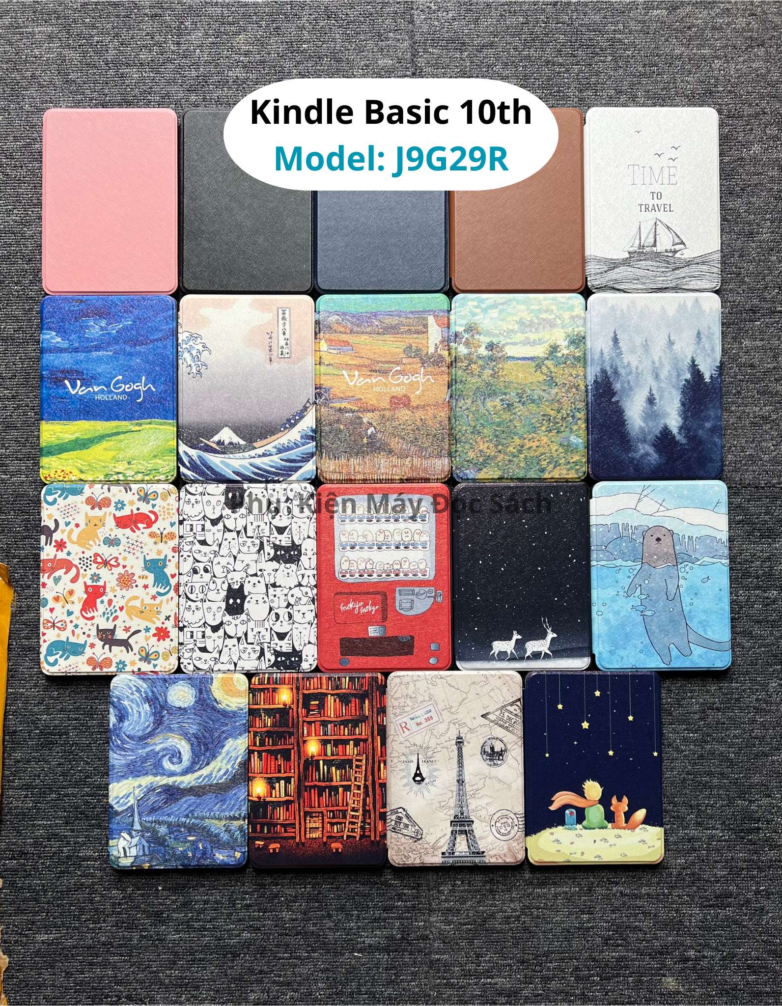 Bao da cover kindle basic 2019-2020, case máy đọc sách kindle basic 10th 2019-2020