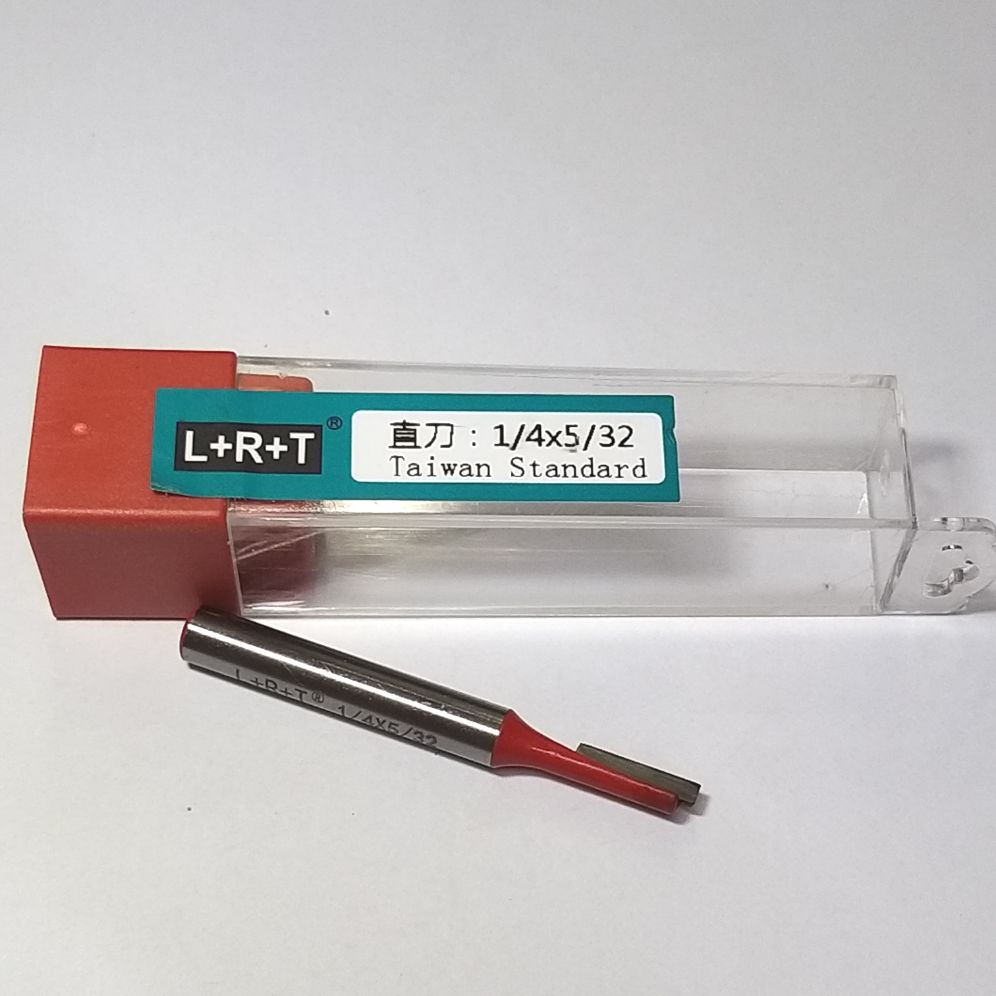 [HCM]Mũi Phay Gỗ Thẳng 1/4 x 5/32 (Đỏ)