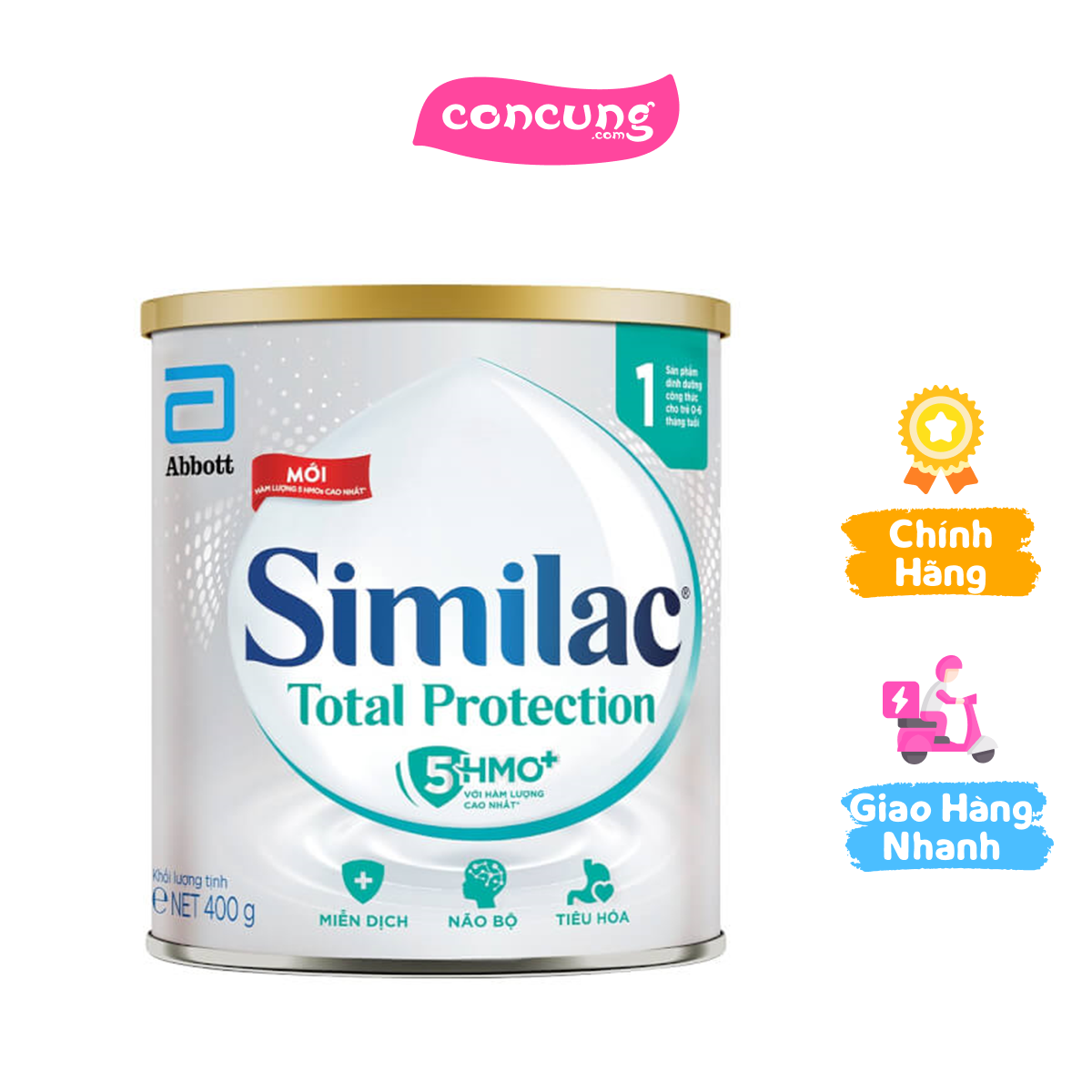 Sữa Similac Total Protection 1 (5 HMO+) 400g (0 - 6 tháng)