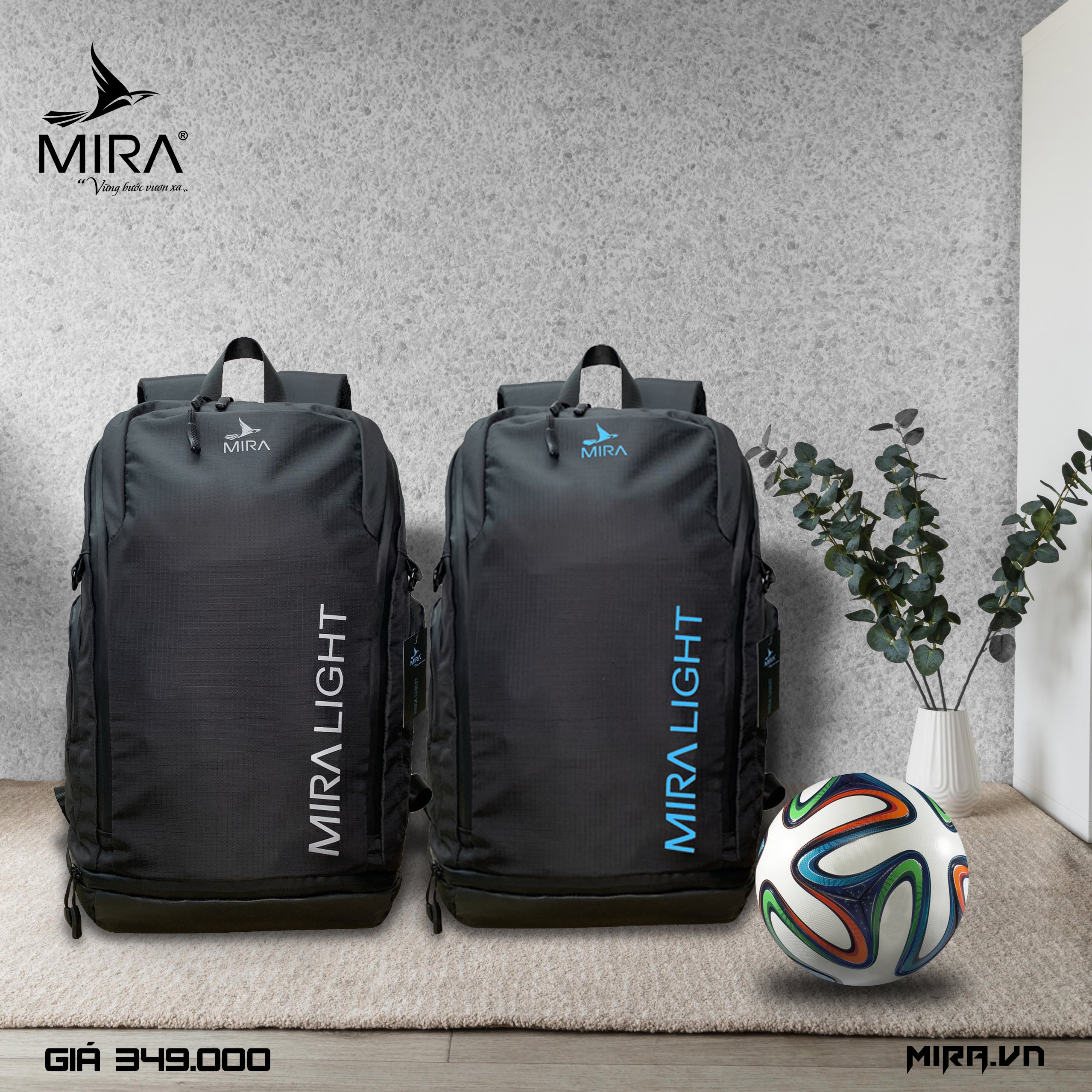 Balo Thể Thao, balo thời trang nam nữ có ngăn chống sốc laptop cao cấp MERCI SPORT