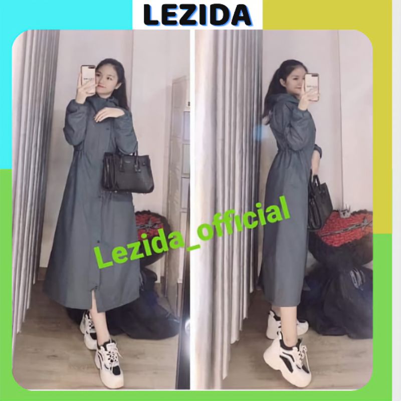 Áo mưa măng tô bộ người lớn 1 người siêu chống thấm 2 lớp LEZIDA MTG01