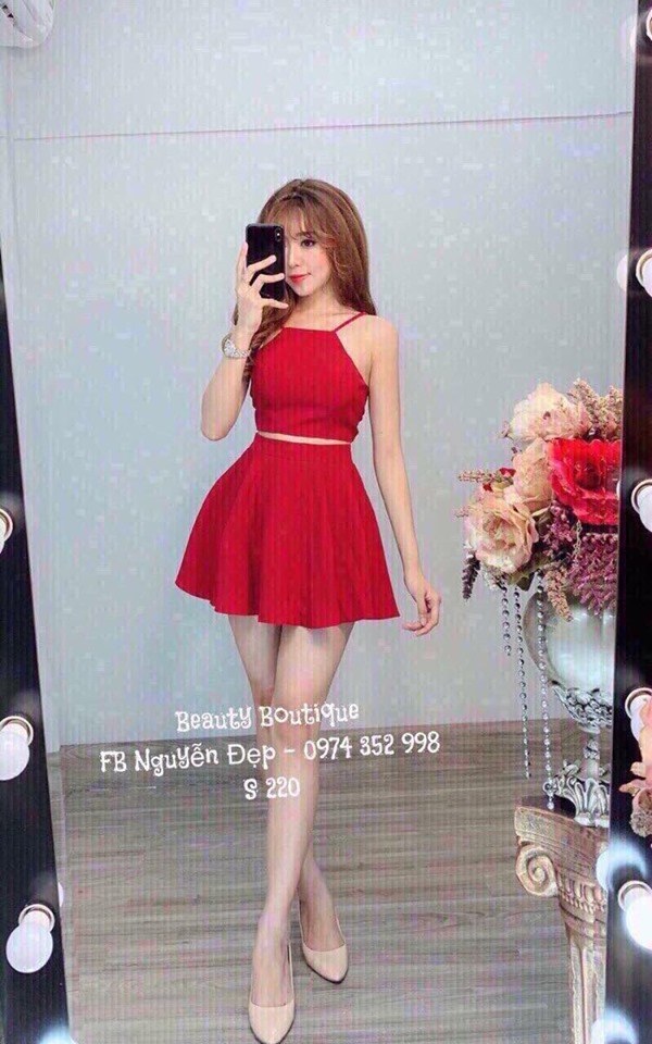 Sét Áo Kèm Chân Váy Dễ Thương, Quyến Rủ Thời Trang Bambo