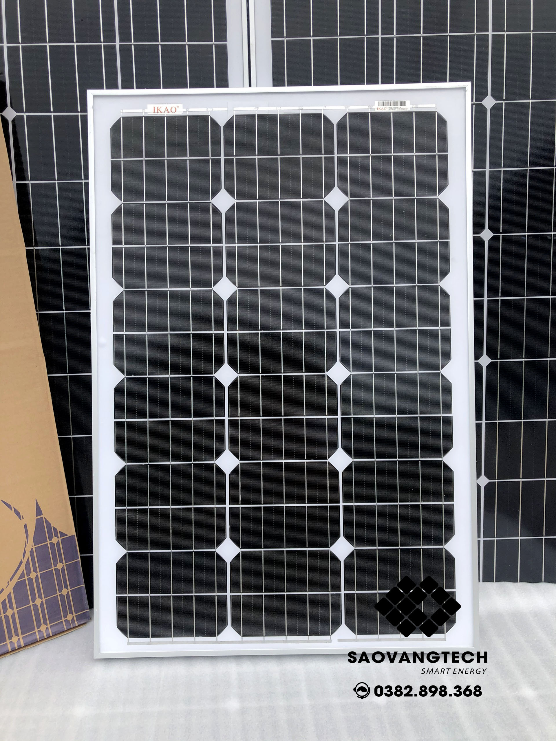 Tấm pin năng lượng mặt trời 60w mono