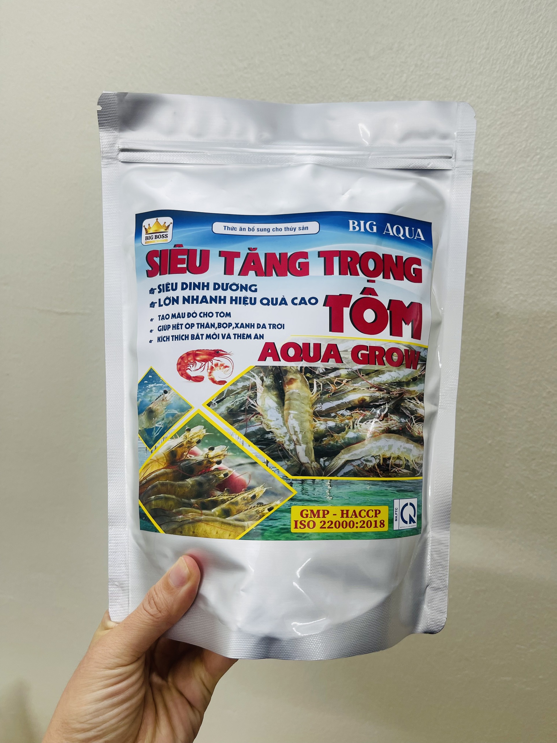 Siêu tăng trọng dùng cho tôm hàng chính hãng công ty