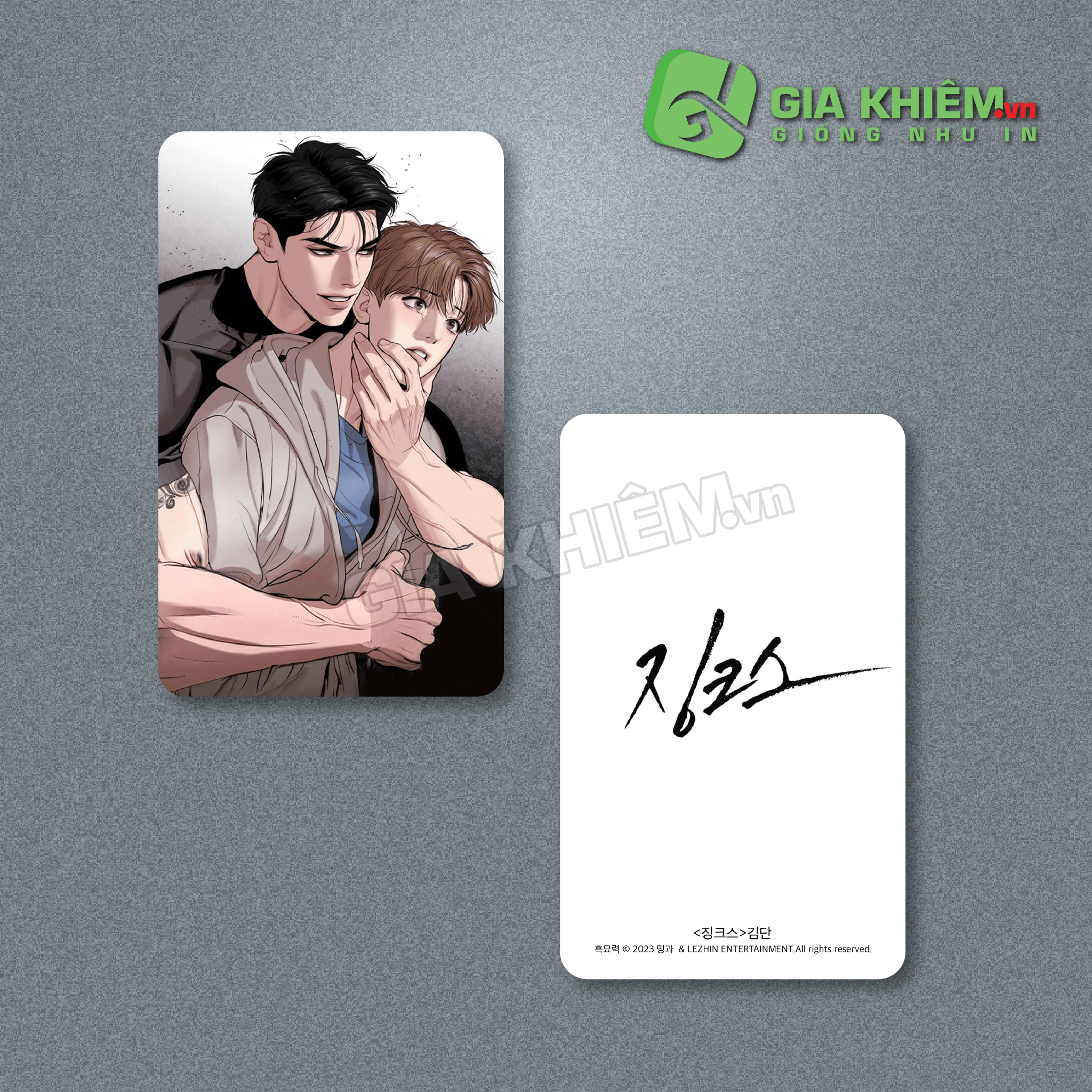 Card bo góc giấy truyện "jinx vận xui" part 1 size 9x5.5cm