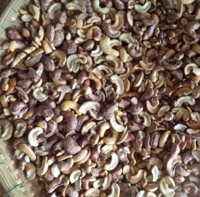 500g HẠT ĐIỀU RANG MUỐI LOẠI VỠ ( bể -  còn vỏ lụa )