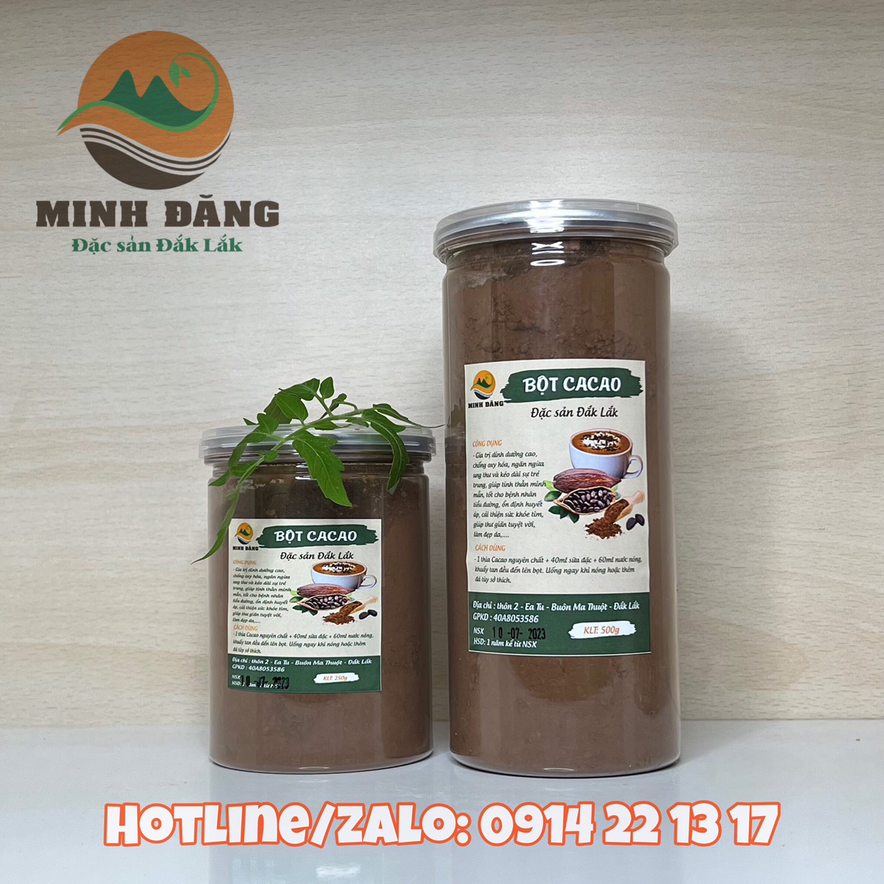 Bột ca cao nguyên chất đắk lắk - đặc sản đắk lắk - minh đăng