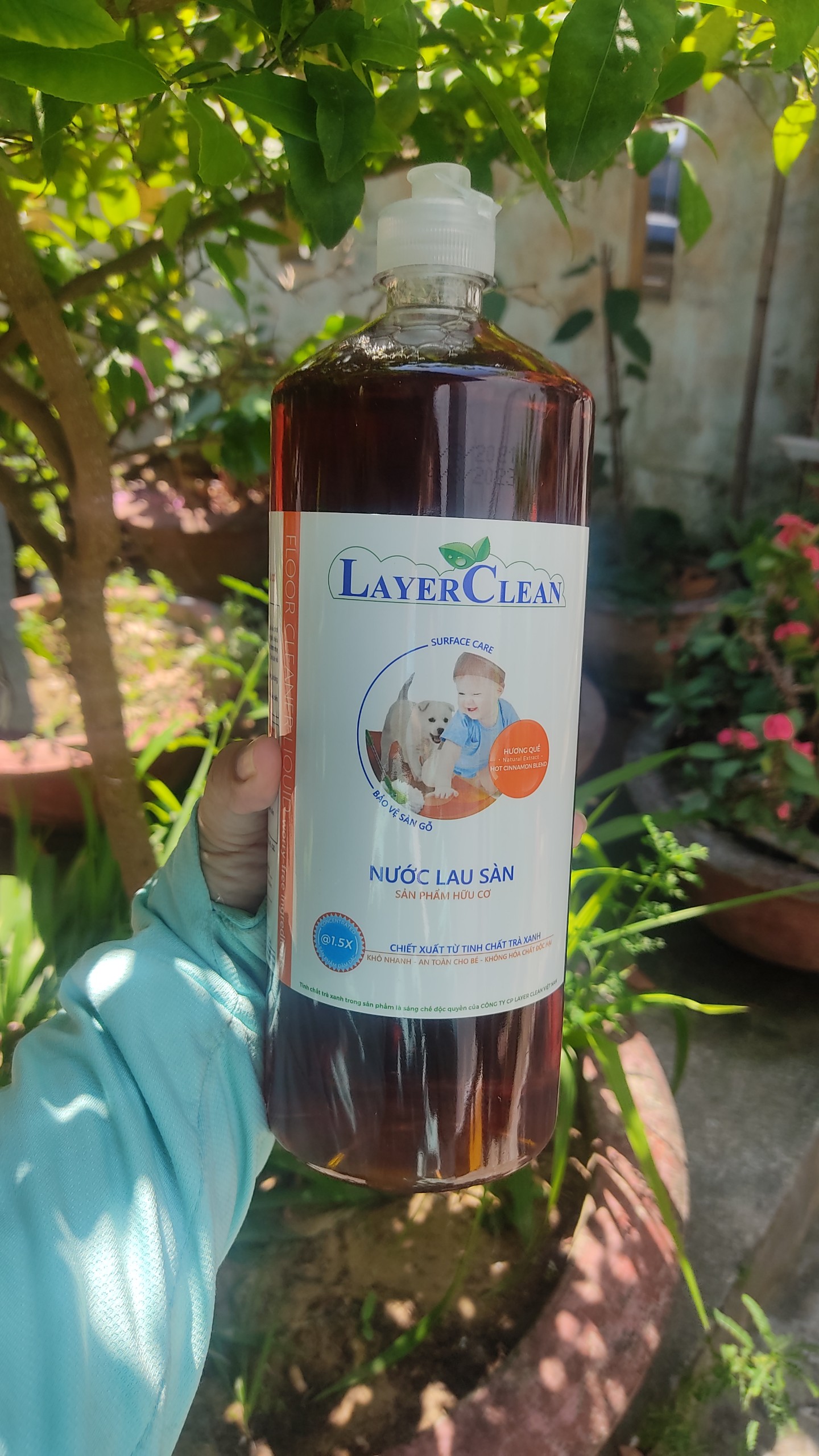 NƯỚC LAU SÀN LAYER CLEAN  1.25L