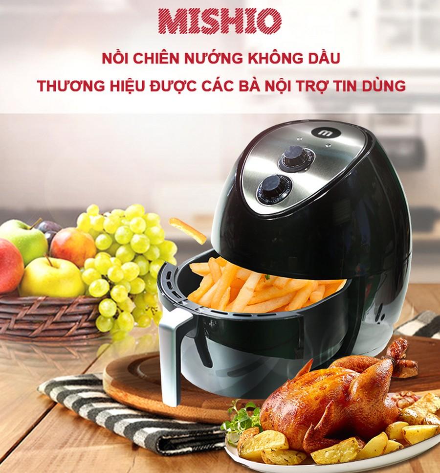 Nồi chiên không dầu mishio 4.4 lít mk41