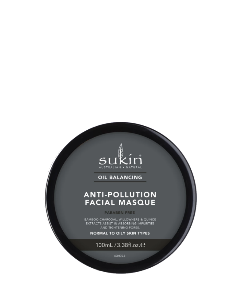 Mặt Nạ Cân Bằng Dầu Than tre hoạt tính Sukin Oil Balancing Plus Charcoal Anti-Pollution Facial Masque 100ml