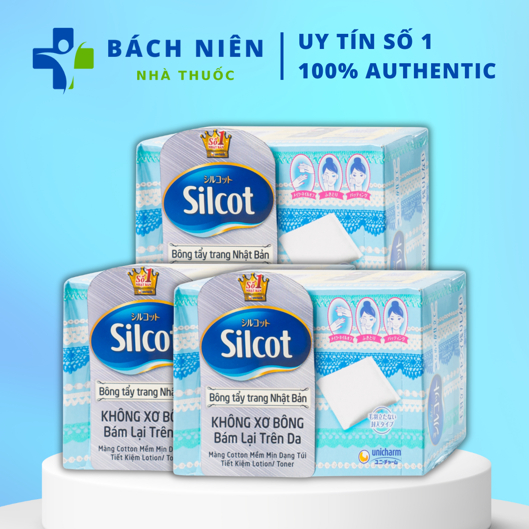 Bông tẩy trang Nhật Bản Silcot, Bông tẩy trang Silcot của Nhật hộp 82 miếng