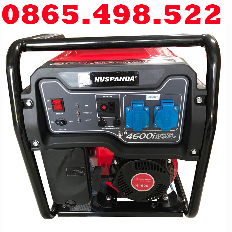 Máy phát điện chạy xăng 3.5kw huspanda h4600i inverter siêu chống ồn