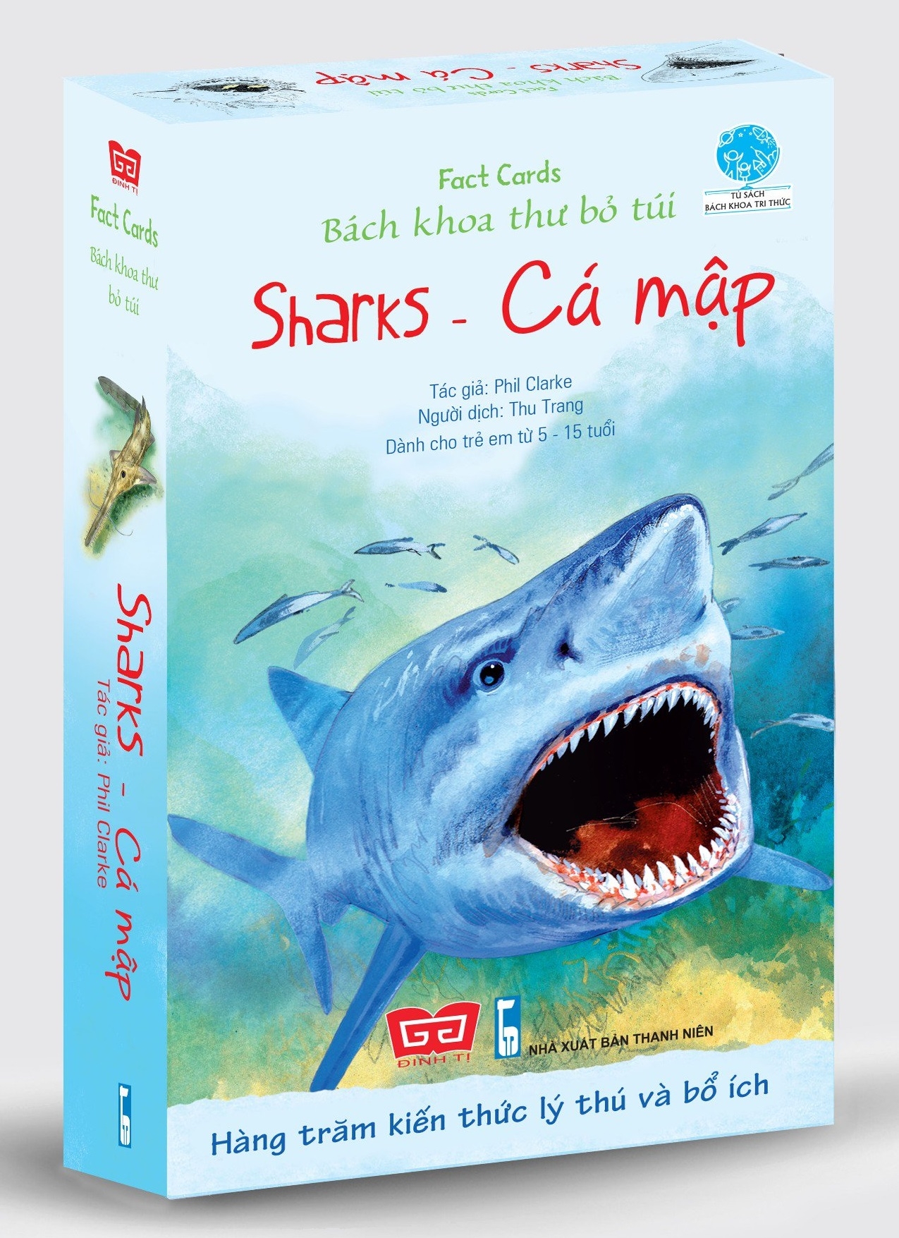 Fahasa - fact cards - bách khoa thư bỏ túi - sharks - cá mập