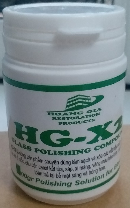 Xi đánh bóng kính hg-x2 200gr