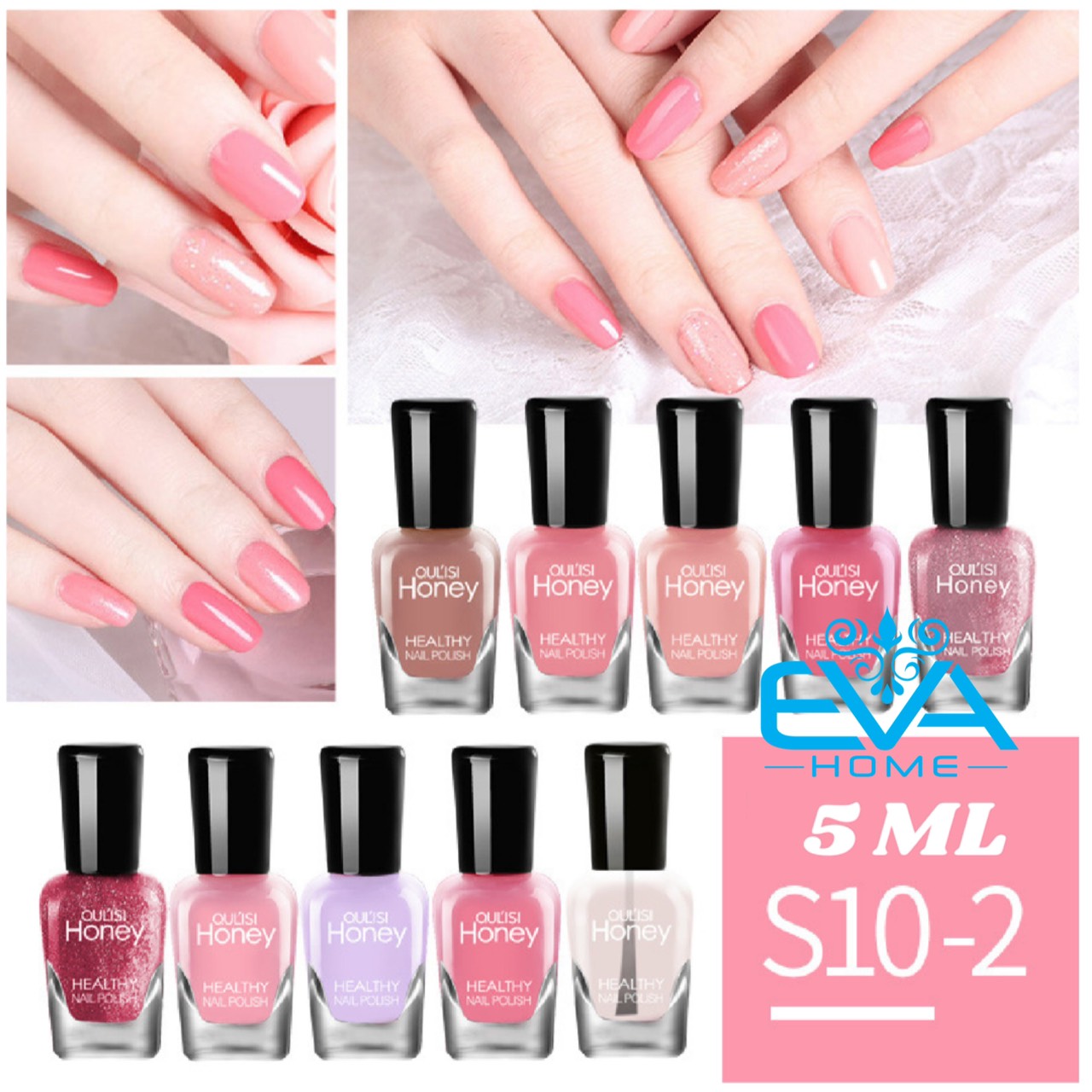 Set 10 Chai Sơn Móng Tay Dạng Lột Oulisi Honey S10-2 / Hộp 10 Màu ...