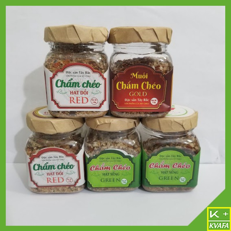 Muối Chẳm chéo Tây Bắc Khô Với 3 Vị Đắc Biệt, Sử dụng tiện lợi cho các món chấm, tạo hương vị đặc biệt khó quên cho món ăn [KVAFA FOOD]