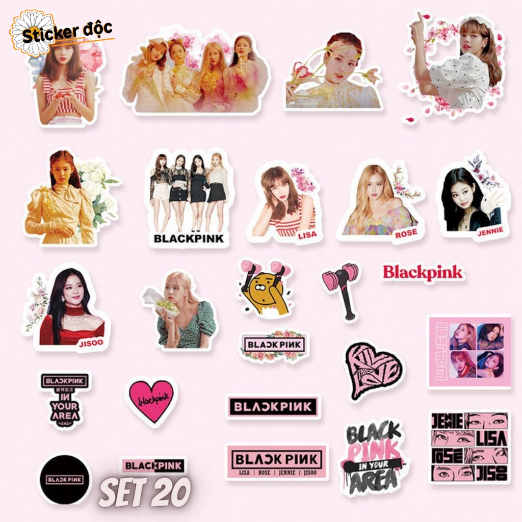 Lịch sử giá Sticker blackpink chống nước cao cấp - trang trí sổ ...