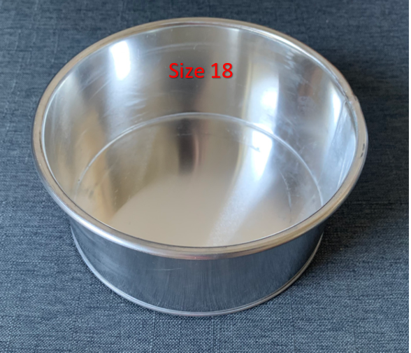 Khuôn Tròn Làm Bánh Đế Liền Size 18cm - khuôn nhôm gia công