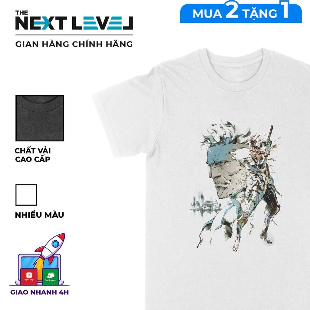 Áo thun snake & raiden - metal gear solid 2 the next level, coton 100% nam nữ - bt0137