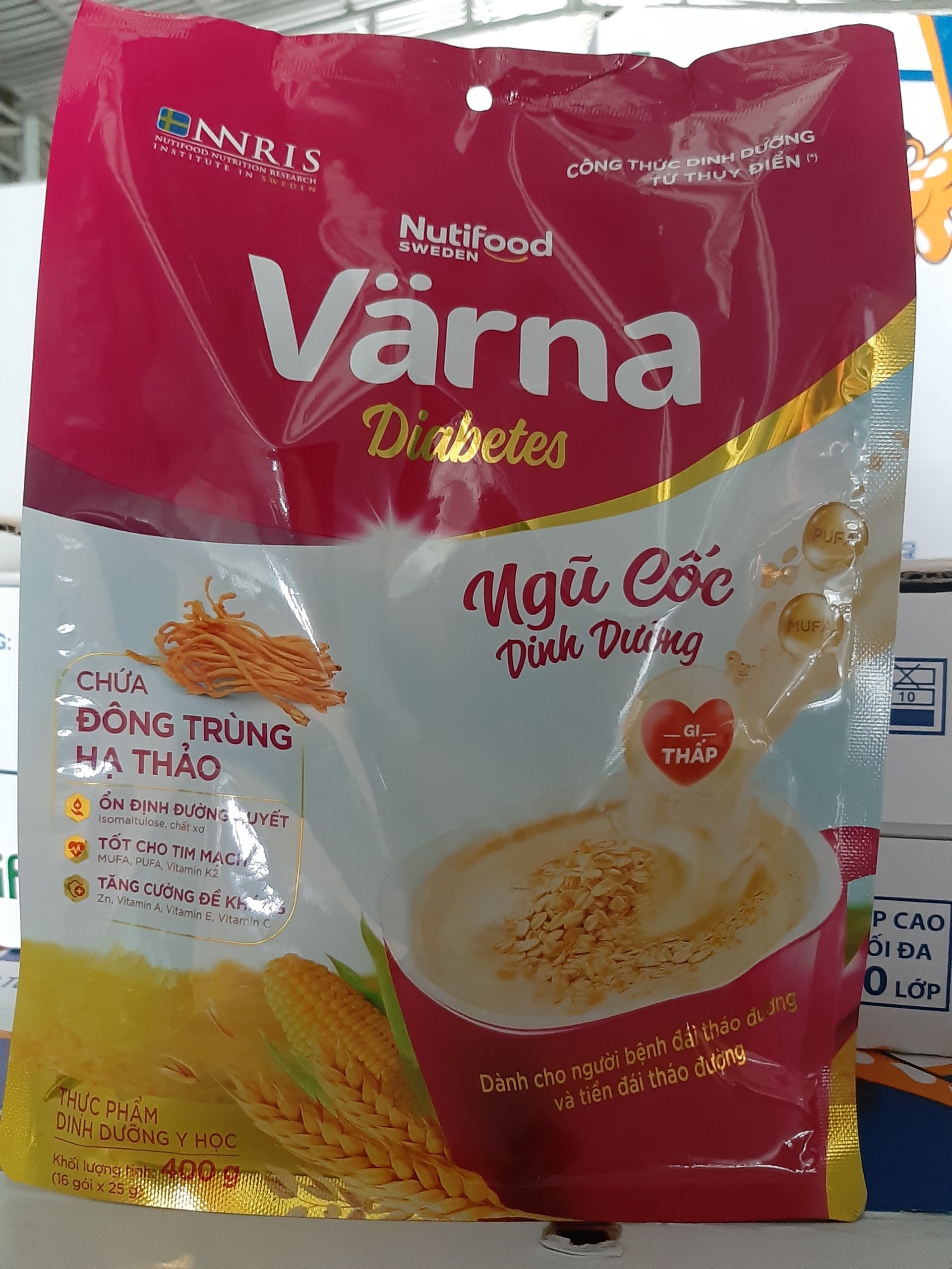 Bột ngũ cốc NutiFood Varna Diabet dinh dưỡng cho người tiểu đường