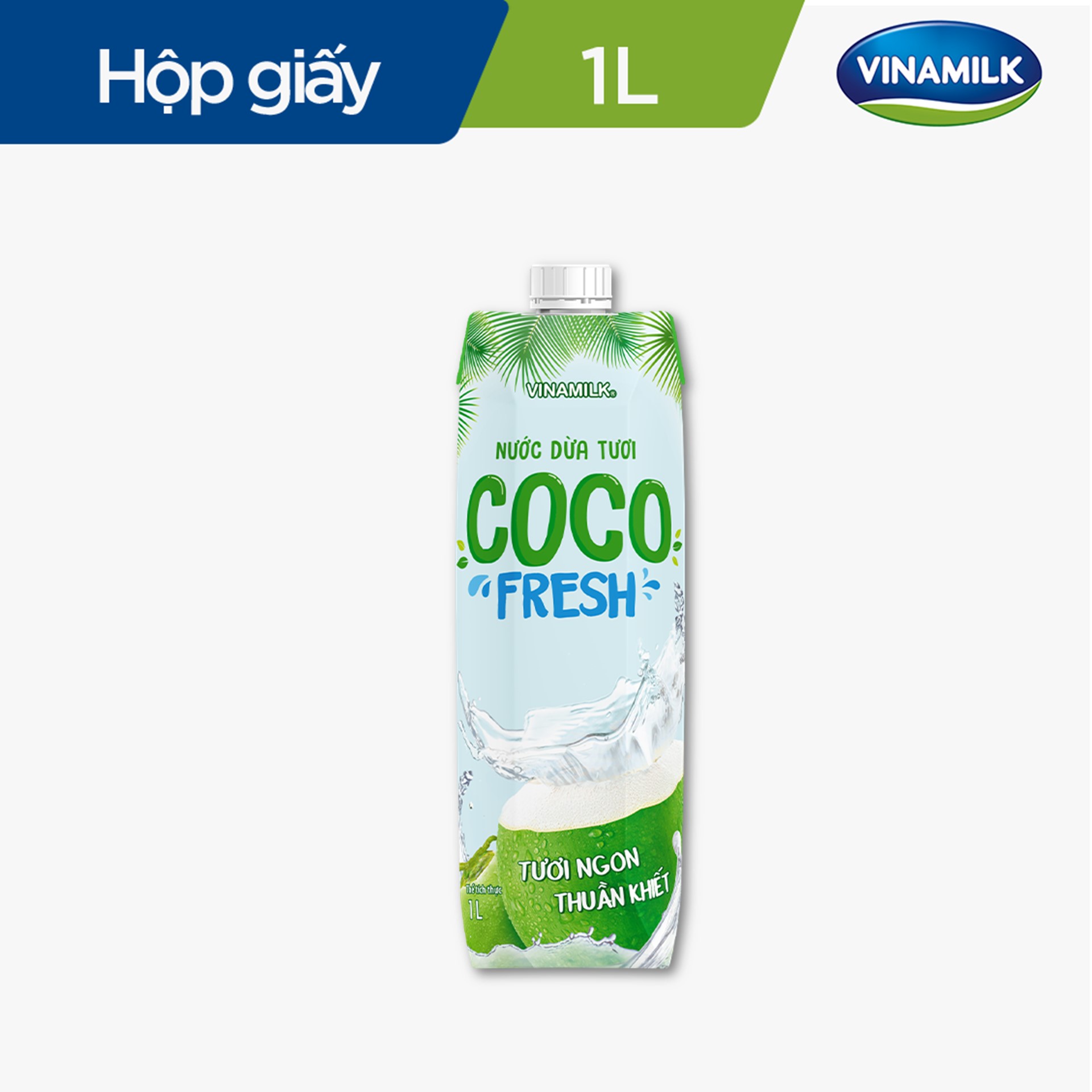 Thùng 12 hộp Nước dừa tươi Cocofresh 1L